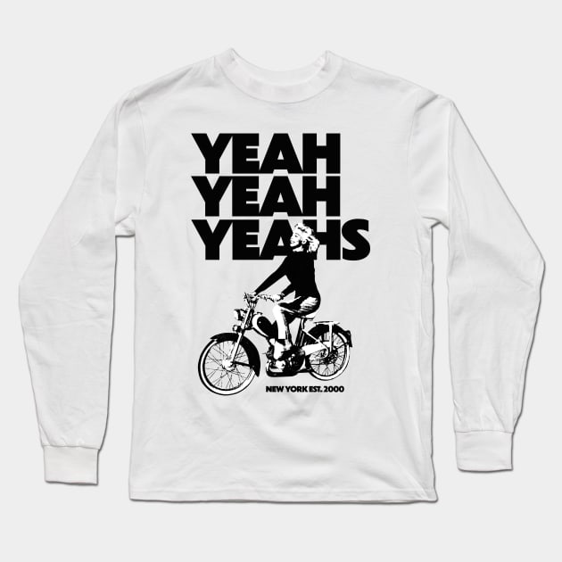 Yeah Yeah Yeahs new york Long Sleeve T-Shirt by amarhanah